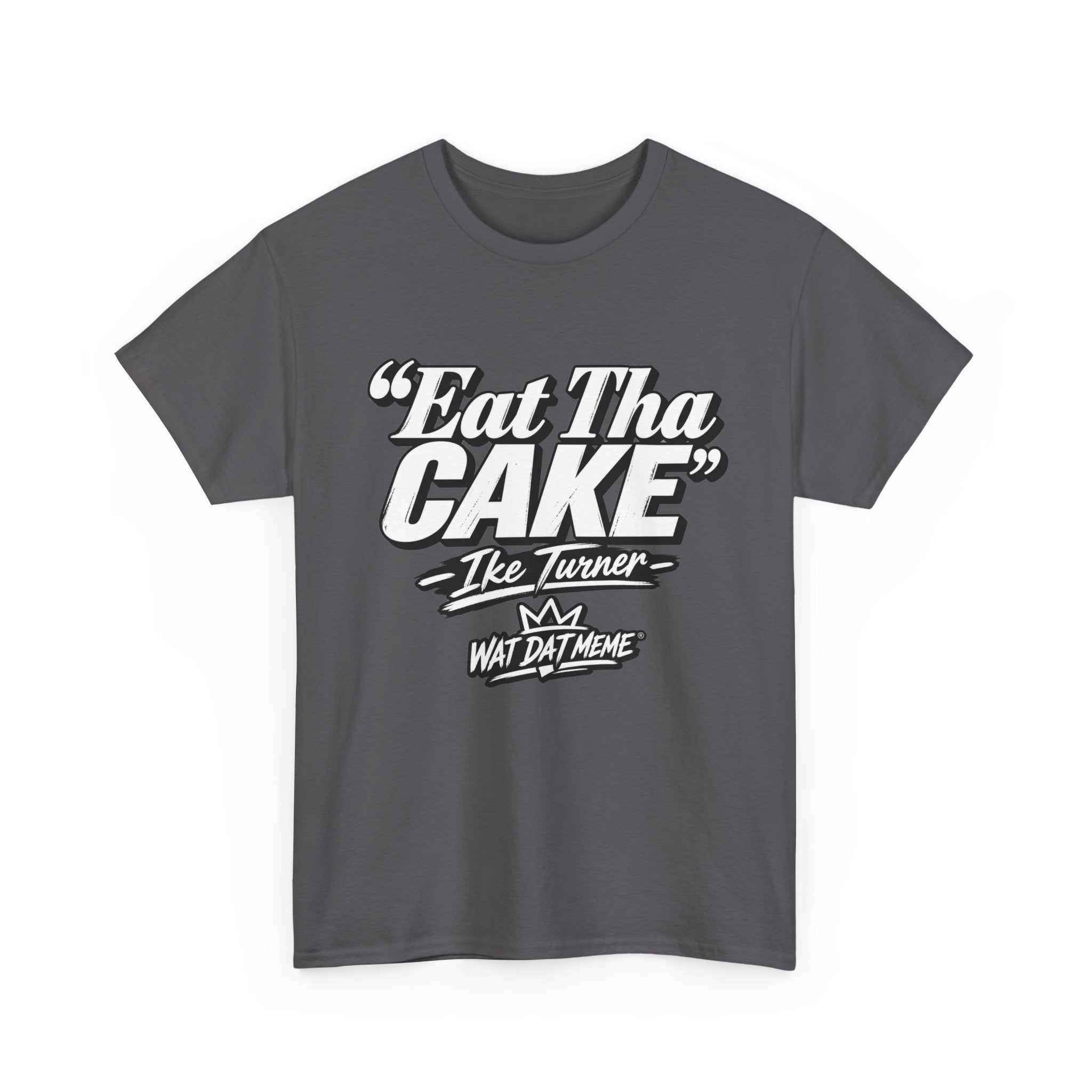 Eat Tha Cake – Retro Quote Heavyweight T-Shirt