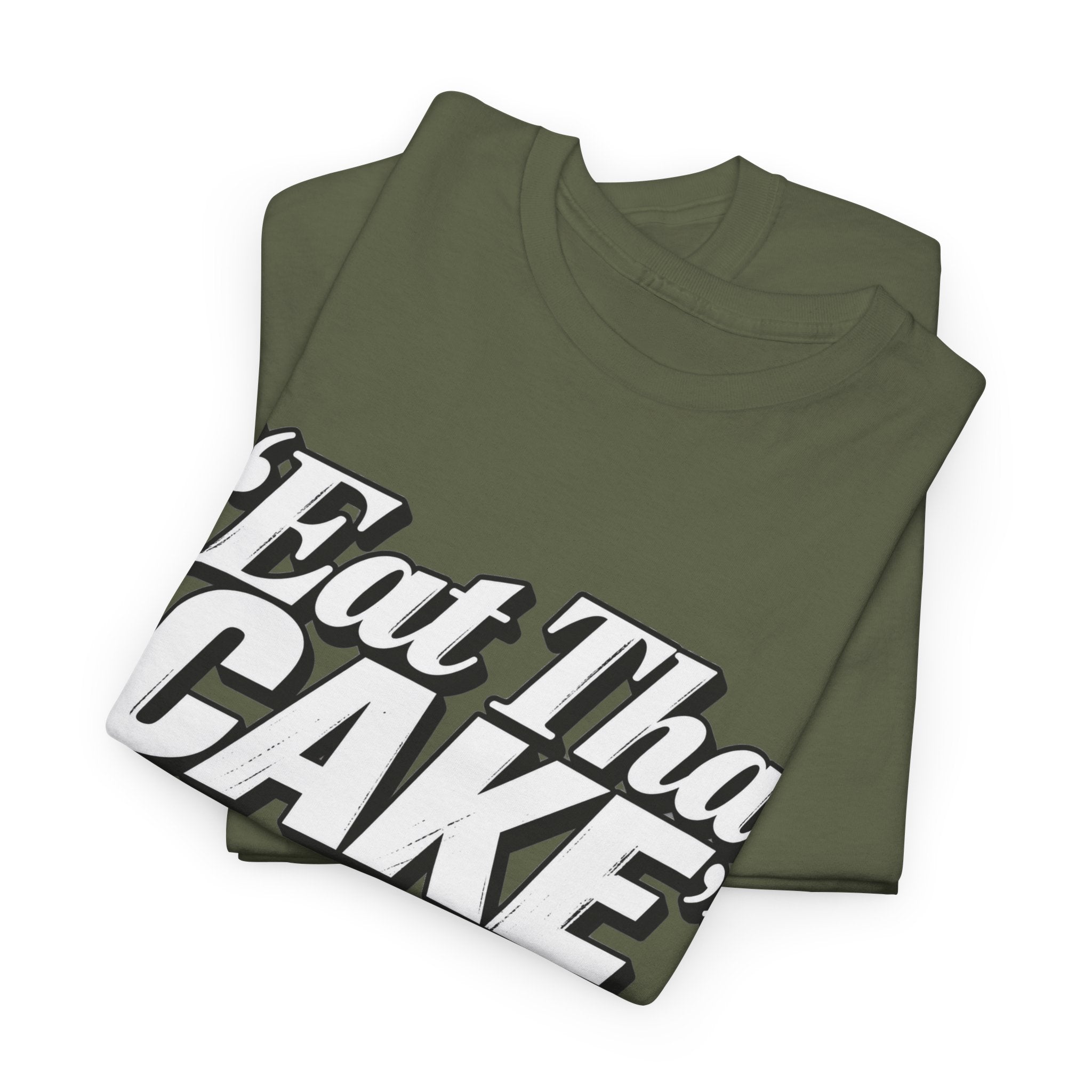 Eat Tha Cake – Retro Quote Heavyweight T-Shirt